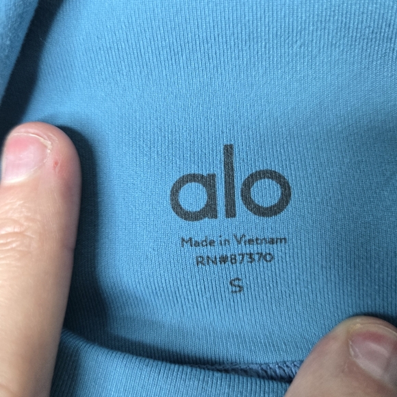 29. Alo High-Rise Leggings – Blue Splash – Size Small - Picture 3 of 5